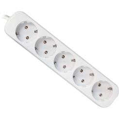 Сетевой удлинитель Defender E518 1.8 m 5 роз white Фото