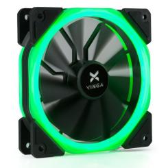 Кулер для корпуса Vinga LED fan-02 green Фото