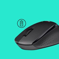 Мышка Logitech B330 Silent plus Black Фото 1