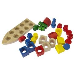 Конструктор Nic cubio деревянный Кораблик Фото 1