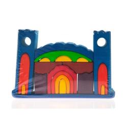 Конструктор Nic деревянный Все в замке синий Фото 11