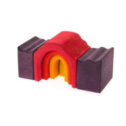 Конструктор Nic деревянный Все в замке синий Фото 6