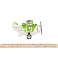 Спецтехника Same Toy Самолет металический инерционный Aircraft зеленый Фото 1