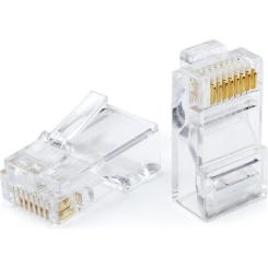 Коннектор Atcom RJ45 cat.6 UTP 8p8c (100pcs/bag) Фото 1