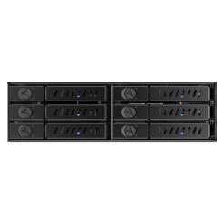 Бэкплейн Chieftec 1x5.25"/6x2.5" Hot-Swap Metal Фото