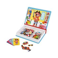 Развивающая игрушка Janod Магнитная книга Наряды для мальчика Фото