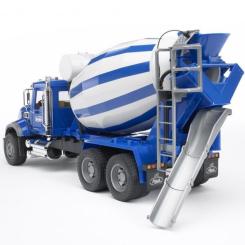 Спецтехника Bruder бетоновоз Mack Granite М1:16 cиний (02814) Фото 4