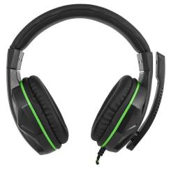 Наушники Gemix N2 LED Black-Green Gaming Фото 1