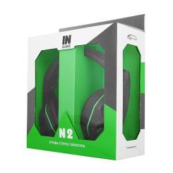 Наушники Gemix N2 LED Black-Green Gaming Фото 4