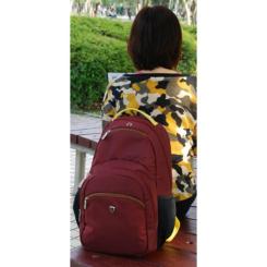 Рюкзак для ноутбука Sumdex 16" PON-391 burgundy-yellow Фото 4
