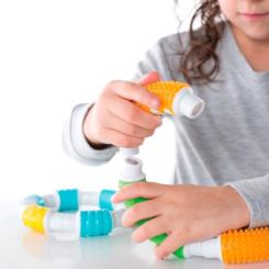 Конструктор Guidecraft Grippies Curves, 20 деталей Фото 4