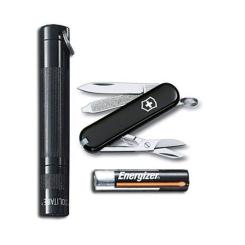 Нож Victorinox набор с фонарем Maglite Фото