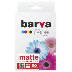 Фотобумага Barva 10x15, 80 g/m2, matt, 50арк Фото