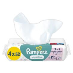 Детские влажные салфетки Pampers Sens 4x52 Фото