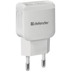 Зарядное устройство Defender UPA-22 white, 2xUSB, 2.1A Фото