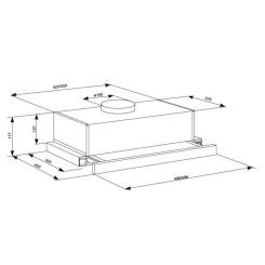 Вытяжка кухонная Eleyus Cyclon 700 60 BR Фото 11