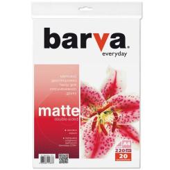Фотобумага Barva A4 Everyday matted double-sided 220г 20с Фото