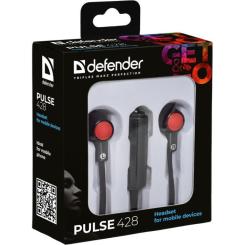 Наушники Defender Pulse 428 Black Фото 1