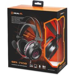 Наушники REAL-EL GDX-7450 Black Фото 11