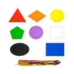 Развивающая игрушка Viga Toys Шнуровка Формы Фото 1