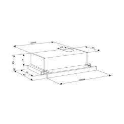 Вытяжка кухонная Eleyus LOTUS 470 60 WH Фото 8