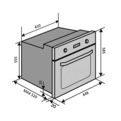 Духовой шкаф Ventolux NEW YORK 6 MT (BK) Фото 6