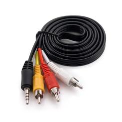 Кабель мультимедийный Extradigital 3.5mm M to 3xRCA M 1.5m Фото