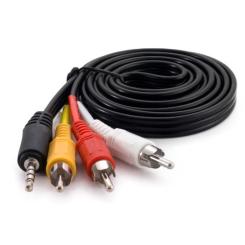 Кабель мультимедийный Extradigital 3.5mm M to 3xRCA M 1.5m Фото 1