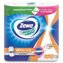 Бумажные полотенца Zewa Wisch Weg Design 2 рулона Фото 1