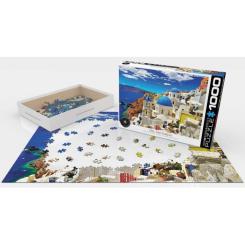 Пазл Eurographics Ия, Санторини, Греция, 1000 элементов Фото 2