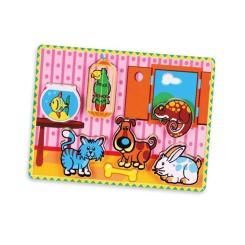 Пазл Viga Toys Домашние животные Фото