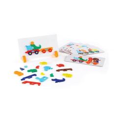 Развивающая игрушка Guidecraft Manipulatives Поезд с животными Фото 1