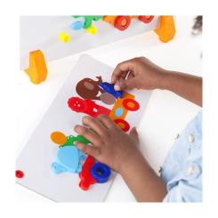 Развивающая игрушка Guidecraft Manipulatives Поезд с животными Фото 4