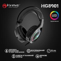 Наушники Marvo HG8901 Multi-LED Black Фото 7