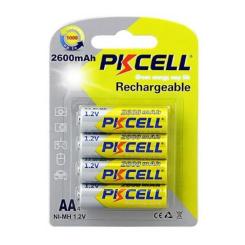 Аккумулятор PkCell AA R6 NiMH 2600mAh * 4 Фото