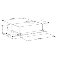 Вытяжка кухонная Eleyus BREEZE 470 60 BL Фото 11