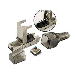 Коннектор Kingda RJ45 cat.6A STP 8P8C, безинструментальный Фото 3