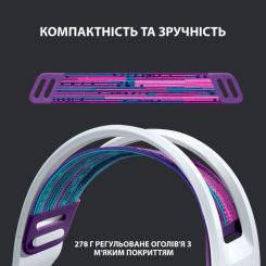 Наушники Logitech G733 Lightspeed Wireless RGB Gaming Headset White Фото 1