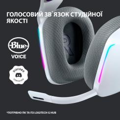Наушники Logitech G733 Lightspeed Wireless RGB Gaming Headset White Фото 8