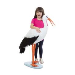Мягкая игрушка Melissa&Doug Гигантский плюшевый аист, 115 см Фото 1