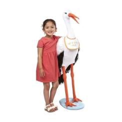 Мягкая игрушка Melissa&Doug Гигантский плюшевый аист, 115 см Фото 2