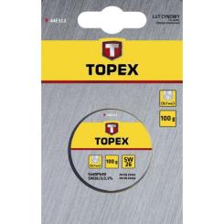 Припой для пайки Topex оловянный 60%Sn, проволока 0.7 мм,100 г Фото 1