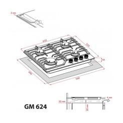 Варочная поверхность Weilor GM 624 BL Фото 11