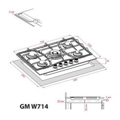 Варочная поверхность Weilor GM W 714 BL Фото 11
