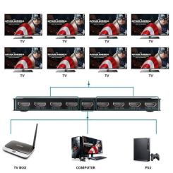 Разветвитель PowerPlant HDMI 1x8 V1.4 Фото 3