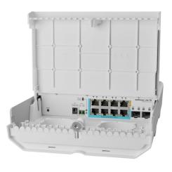 Коммутатор сетевой Mikrotik CSS610-1Gi-7R-2S+OUT Фото