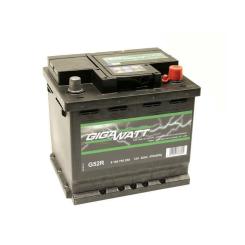 Аккумулятор автомобильный GigaWatt 52А Фото 2