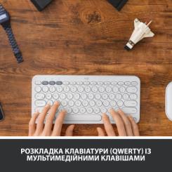 Клавиатура Logitech K380 Multi-Device Bluetooth White Фото 1