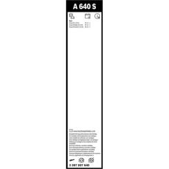 Щетка стеклоочистителя Bosch 3 397 007 640 Фото 4