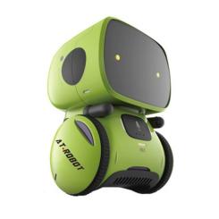 Интерактивная игрушка AT-Robot робот с голосовым управлением зеленый, укр Фото 1
